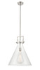 INNOVATIONS 411-1SL-SN-G411-16CL Newton Cone 1 16 inch Multi Pendant Satin Nickel