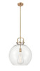 INNOVATIONS 410-1SL-BB-G410-16CL Newton Sphere 1 16 inch Multi Pendant Brushed Brass