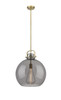 INNOVATIONS 410-1SL-BB-G410-16SM Newton Sphere 1 16 inch Multi Pendant Brushed Brass