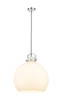 INNOVATIONS 410-1SL-PN-G410-18WH Newton Sphere 1 18 inch Multi Pendant Polished Nickel