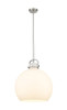 INNOVATIONS 410-1SL-SN-G410-18WH Newton Sphere 1 18 inch Multi Pendant Satin Nickel