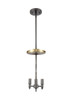 INNOVATIONS 221-3S-BAB Lake Placid 3 16 inch Multi Pendant Black Antique Brass