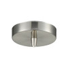 INNOVATIONS 100-SN Single Port Round Canopy & Hardware Satin Nickel