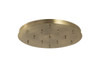 INNOVATIONS 126-AB 9 Light Round Multi Port Canopy Antique Brass