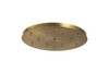 INNOVATIONS 126-BB 9 Light Round Multi Port Canopy Brushed Brass