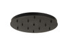 INNOVATIONS 126-BK 9 Light Round Multi Port Canopy Matte Black