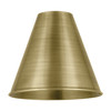 INNOVATIONS MBC-8-AB Ballston Cone Light 8 inch Antique Brass Metal Shade