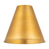 INNOVATIONS MBC-8-SG Ballston Cone Light 8 inch Satin Gold Metal Shade