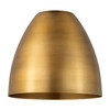 INNOVATIONS MBD-9-BB Metal Bristol Light 9 inch Brushed Brass Metal Shade