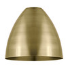 INNOVATIONS MBD-12-AB Metal Bristol Light 12 inch Antique Brass Metal Shade