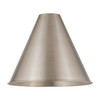 INNOVATIONS MBC-16-SN Ballston Cone Light 16 inch Brushed Satin Nickel Metal Shade