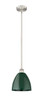 INNOVATIONS 616-1S-SN-MBD-9-GR Plymouth Dome 1 Light 9 inch Mini Pendant Brushed Satin Nickel