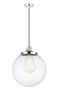 INNOVATIONS 201CSW-PC-G202-14 Beacon 1 Light 14 inch Mini Pendant With Switch Polished Chrome
