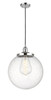 INNOVATIONS 201C-PC-G204-14 Beacon 1 Light 14 inch Mini Pendant Polished Chrome