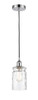 INNOVATIONS 616-1P-PC-G352 Candor 1 Light Mini Pendant part of the Edison Collection Polished Chrome