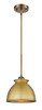 INNOVATIONS 516-1S-BB-M14-BB Adirondack 1 8.125 inch Mini Pendant Brushed Brass