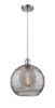 INNOVATIONS 516-1P-PC-G1213-12SM Deco Swirl 1 Light 12 inch Mini Pendant Polished Chrome