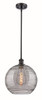 INNOVATIONS 516-1S-OB-G1213-12SM Deco Swirl 1 Light 12 inch Mini Pendant Oil Rubbed Bronze