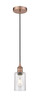 INNOVATIONS 616-1P-AC-G804 Clymer 1 3.875 inch Mini Pendant Antique Copper