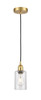 INNOVATIONS 616-1P-SG-G804 Clymer 1 3.875 inch Mini Pendant Satin Gold