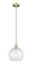 INNOVATIONS 616-1S-AB-G1215-10 Athens Water Glass 1 Light 10 inch Mini Pendant Antique Brass