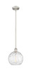 INNOVATIONS 616-1S-SN-G1215-10 Athens Water Glass 1 Light 10 inch Mini Pendant Brushed Satin Nickel