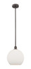 INNOVATIONS 616-1S-OB-G121-12 Athens 1 Light 11.75 inch Mini Pendant Oil Rubbed Bronze