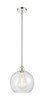 INNOVATIONS 616-1S-PN-G124-12 Athens 1 Light 11.75 inch Mini Pendant Polished Nickel