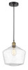 INNOVATIONS 616-1P-BAB-G654-12 Cindyrella 1 12 inch Mini Pendant Black Antique Brass