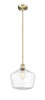 INNOVATIONS 616-1S-AB-G654-12 Cindyrella 1 Light 12 inch Mini Pendant Antique Brass