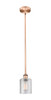 INNOVATIONS 616-1S-AC-G112 Cobbleskill 1 Light 5 inch Mini Pendant Antique Copper
