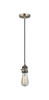 INNOVATIONS 201CSW-AB Bare Bulb 1 Light 2 inch Mini Pendant With Switch Antique Brass