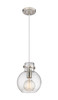 INNOVATIONS 410-1PS-SN-G410-8SDY Newton Sphere 1 8 inch Mini Pendant Brushed Satin Nickel