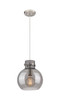 INNOVATIONS 410-1PM-SN-G410-10SM Newton Sphere 1 10 inch Mini Pendant Brushed Satin Nickel