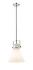 INNOVATIONS 411-1SM-PN-G411-10WH Newton Cone 1 10 inch Mini Pendant Polished Nickel