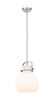 INNOVATIONS 410-1SM-SN-G410-10WH Newton Sphere 1 Light 8 inch Mini Pendant Brushed Satin Nickel