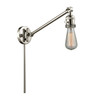 INNOVATIONS 237-PN Bare Bulb 1 Light 5 inch Swing Arm With Switch Polished Nickel