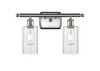 INNOVATIONS 516-2W-SN-G804 Clymer 2 16 inch Bath Vanity Light Brushed Satin Nickel