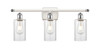 INNOVATIONS 516-3W-WPC-G804 Clymer 3 26 inch Bath Vanity Light White and Polished Chrome