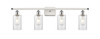 INNOVATIONS 516-4W-WPC-G804 Clymer 4 36 inch Bath Vanity Light White and Polished Chrome