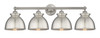 INNOVATIONS 616-4W-SN-M14-SN Adirondack 4 38 inch Bath Vanity Light Brushed Satin Nickel