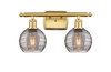 INNOVATIONS 516-2W-SG-G1213-6SM Deco Swirl 2 Light 16 inch Bath Vanity Light Satin Gold