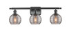 INNOVATIONS 516-3W-BK-G1213-6SM Deco Swirl 3 Light 26 inch Bath Vanity Light Matte Black