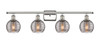 INNOVATIONS 516-4W-PN-G1213-6SM Deco Swirl 4 Light 36 inch Bath Vanity Light Polished Nickel