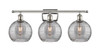 INNOVATIONS 516-3W-PN-G1213-8SM Deco Swirl 3 Light 26 inch Bath Vanity Light Polished Nickel
