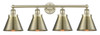 INNOVATIONS 616-4W-AB-M13-AB Appalachian 4 35 inch Bath Vanity Light Antique Brass