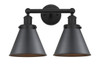 INNOVATIONS 616-2W-BK-M13-BK Appalachian 2 Light Bath Vanity Light part of the Franklin Restoration Collection Matte Black