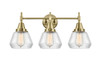 INNOVATIONS 447-3W-AB-G172 Caden 3 Light 25 inch Bath Vanity Light Antique Brass