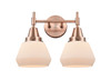 INNOVATIONS 447-2W-AC-G171 Caden 2 Light 16 inch Bath Vanity Light Antique Copper