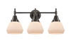 INNOVATIONS 447-3W-OB-G171 Caden 3 Light 25 inch Bath Vanity Light Oil Rubbed Bronze